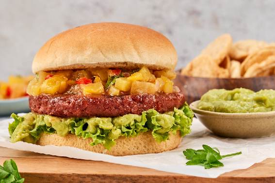 Receta De Hamburguesa Hawaiana Al Estilo Veggie Grill