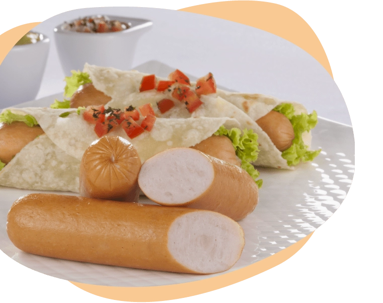 flautas mexicanas con salchicha de pavo