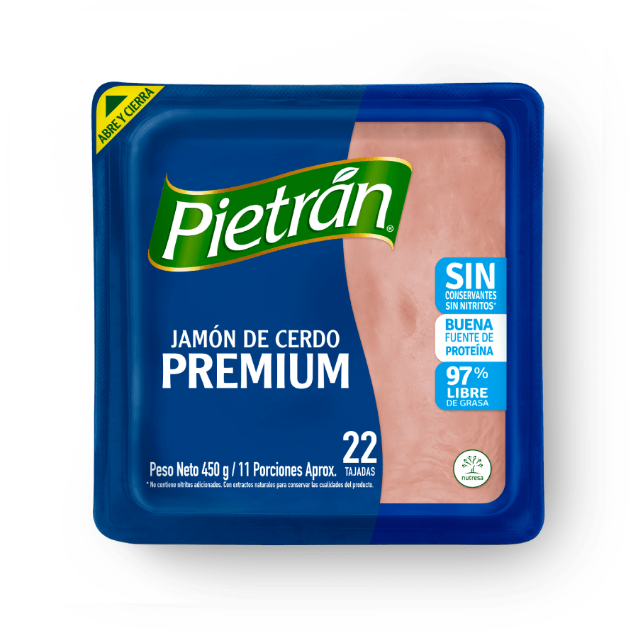 presentacion jamon pietran de cerdo premium 450