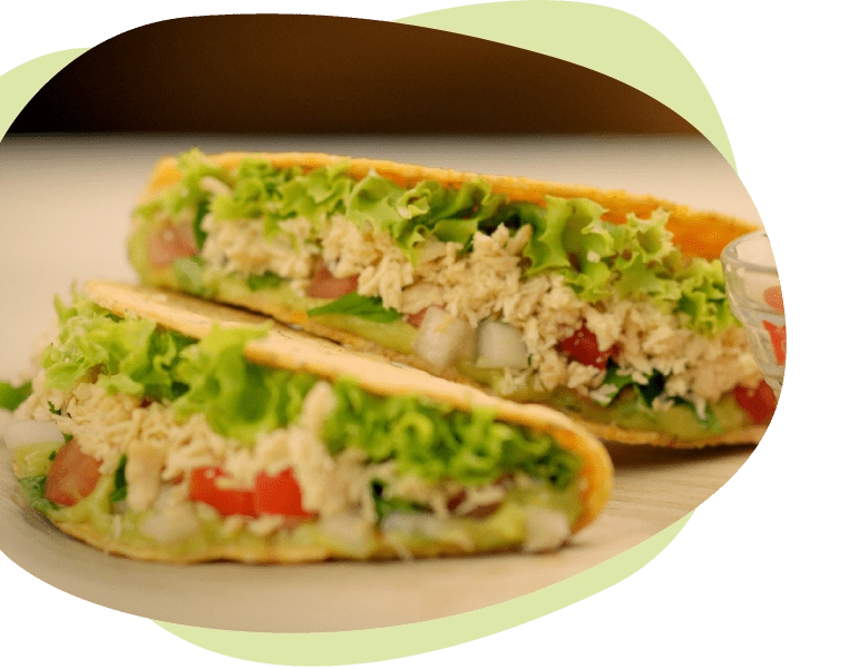 taco con veggie desmechado pietran