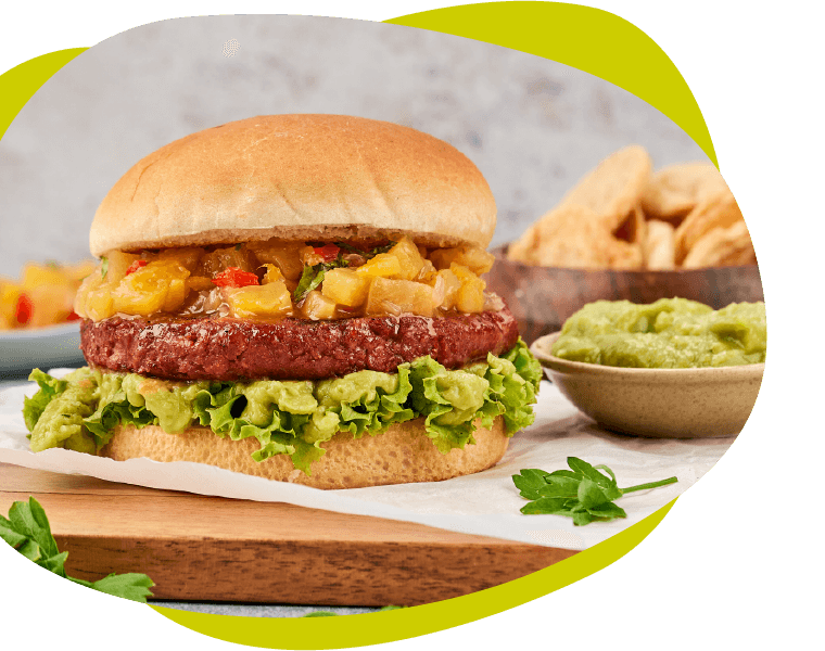 Receta De Hamburguesa Hawaiana Al Estilo Veggie Grill