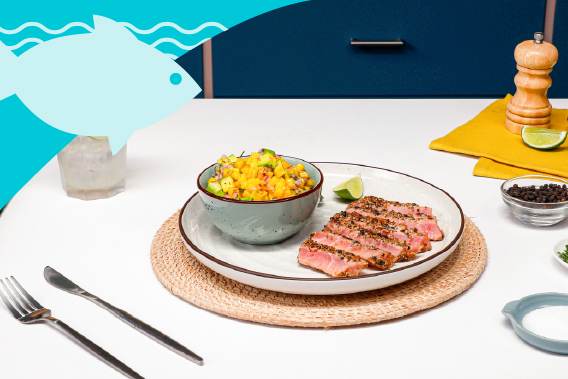 ATÚN SELLADO CON ESPECIES